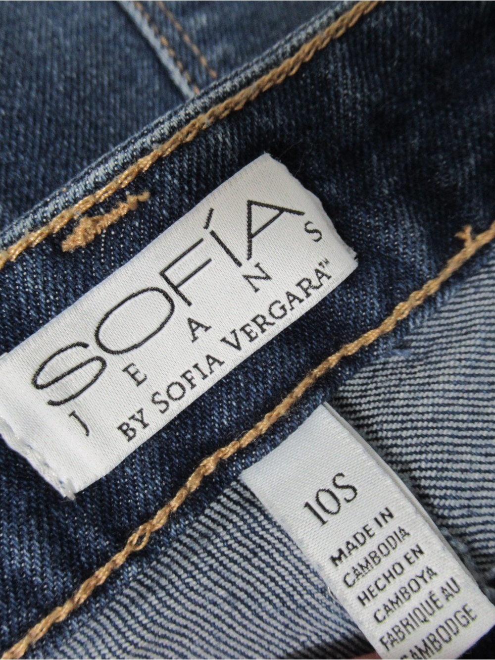 Sofia Jeans by Sofia Vergara Eden Super High Rise Straight Leg Denim Jeans 10 S - Picture 5 of 17
